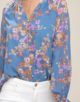 Floral Chiffon Blouse