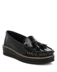 Strelka Tassel Detail Flatform Loafers