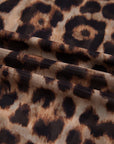 Western & Leopard Mesh Short Sleeve Top