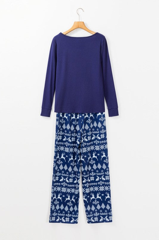Christmas Long Sleeve Top and Pants Lounge Set
