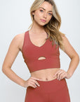 OTOS Active Two Piece Activewear Set with Cut-Out Detail