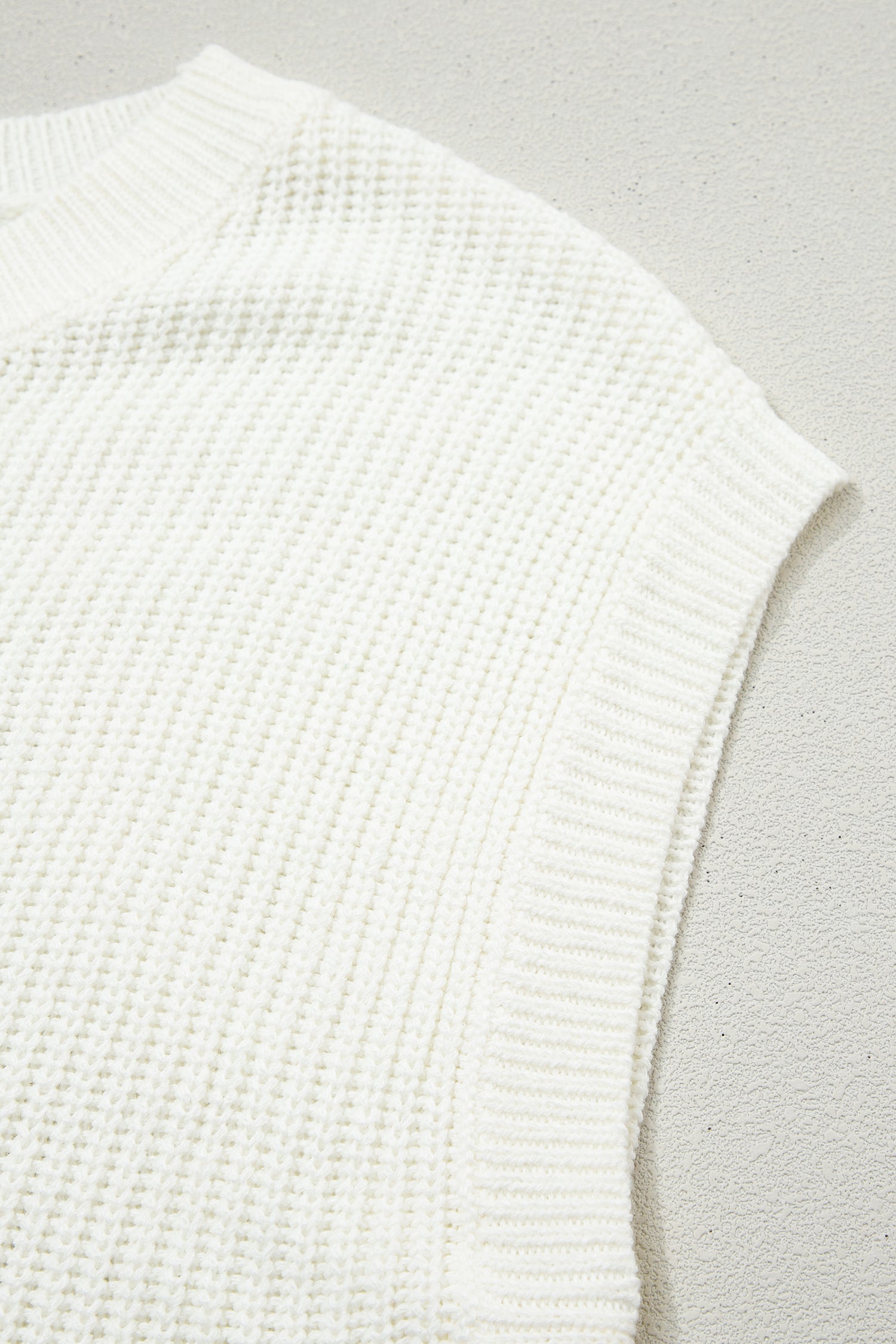 Western Horseshoe Crochet Short Sleeve Sweater