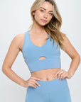 OTOS Active Two Piece Activewear Set with Cut-Out Detail