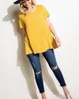 e Luna Polka Dot Tunic Top