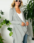 e Luna PLUS Solid Jersey Cascade Cardigan