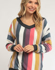 e Luna Wide V-Neck Sweatshirt