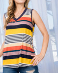 e Luna PLUS Mixed Print Tank Top