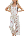 Western Adjustable Buttoned Strap Dungaree Jumpsuit