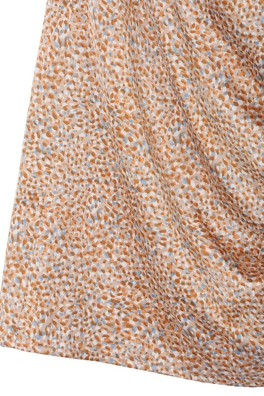 Lilou Leopard Print Shirred Skirt