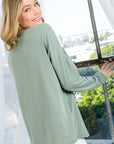 Plus Sage Floral Mixed Colorblock Top - Online Only - My Pampered Life Seattle