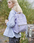 Himawari Waterproof Canvas Backpack Bag with Side Pockets