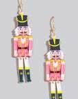 Fame Acrylic Nutcracker Dangle Earrings