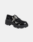 Forever Link Buckled Platform Lug Sole Loafers