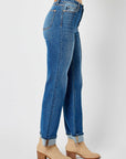 Judy Blue Full Size High Waist Front Seam Detail Straight Jeans