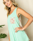 e Luna PLUS Mixed Tank Top