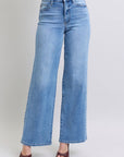 Judy Blue Full Size Wide Leg Jeans with Pockets