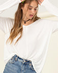 HYFVE Effortless Endeavor Oversized Long Sleeve Top