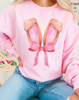 BUNNY EARS WITH RIBBON Graphic Sweatshirt