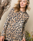 e Luna French Terry Cheetah Print Sweatshirt