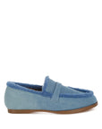 Nivena Fur Detail Denim Loafers