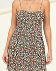 HYFVE Gotta Find Me Floral Tie Back Mini Dress