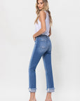 Flying Monkey High Rise Ankle Straight Jeans - Online Only