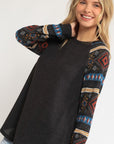 Mixed Aztec Top - Online Only - My Pampered Life Seattle