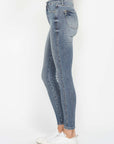 Judy Blue Full Size Tummy Control Contrast Wash Skinny Jeans