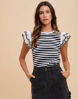 Annie Wear Cargo Denim Mini Skirt