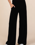 Mittoshop Elastic Waist Pants with Side Pockets