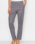 Amelia Stretch Suede Pant