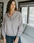 Vonn Half Zip Pullover by Lily and Lottie