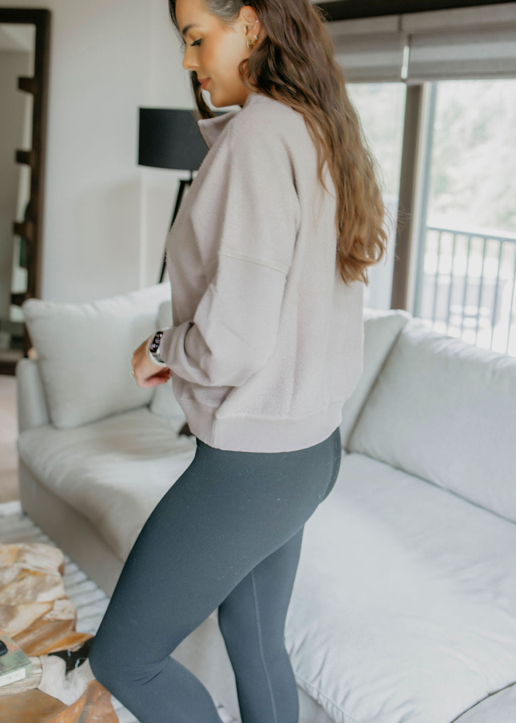 Vonn Half Zip Pullover by Lily and Lottie