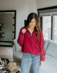 Vonn Half Zip Pullover by Lily and Lottie