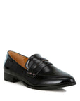 Noshiya Patent Pleather Penny Loafers