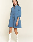 Jade By Jane Washed Denim Style Dress