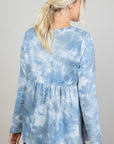 e Luna PLUS Cloud Tie Dye Babydoll Top