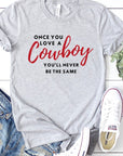 Love A Cowboy Graphic Tee PLUS