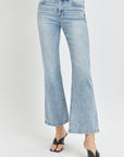 RISEN Full Size High Rise Ankle Flare Jeans