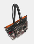 Nicole Lee USA Geometric Pattern Large Handbag