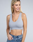 Ribbed Cropped Tank Top