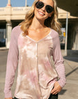 e Luna PLUS Tie Dye Mixed Top