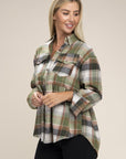 Checked Pocket Long Sleeve Shirt - Online Only