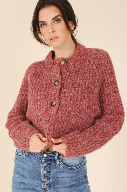 Lilou Melange Multicolor Sweater Top