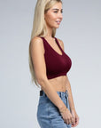 Ribbed Cropped Tank Top