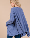 Ces Femme Asymmetrical Long Sleeve top