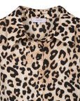 Lilou Satin Leopard Blouse