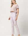 Vervet by Flying Monkey Stretch Mom Jeans in Madden