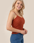 Lilou Crochet Knit Tank