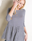 e Luna PLUS Pin Stripe Tunic